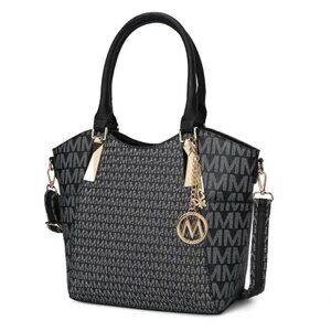 Devorah Signature Printed Vegan Leather Tote Bag By Mia K